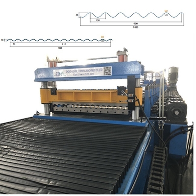 Macchine per la formazione di lamiere ondulate per tetti metallici