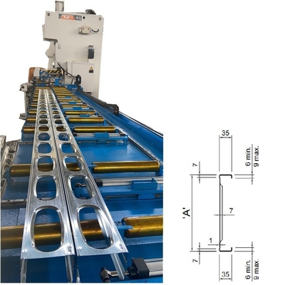 Rotolamento di pagina del sistema del perno d'acciaio che forma macchina/che riempie di malta il laminatoio della chiglia
