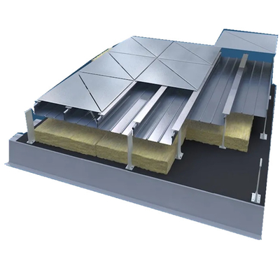 Capacità portante di carico elevato macchina per coperture a cucitura in piedi con macchina per tagliare e piegare