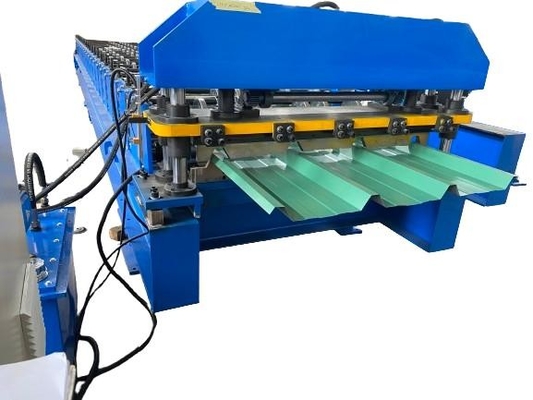 Macchina per la formazione di rotoli di lamiere di metallo per tetti di alta qualità con sistema di controllo PLC