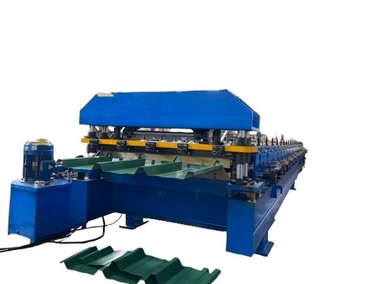 Macchina per la formazione di rotoli di lamiere di metallo per tetti di alta qualità con sistema di controllo PLC