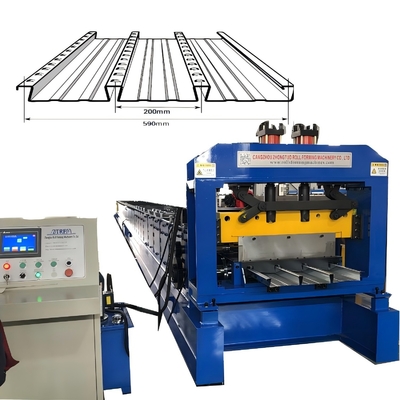 alta velocità Dovetail Forma Pavimento Acciaio Decking roll formando Machine