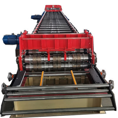 Macchina per la formazione di rotoli di copertura di tetti in metallo ad alta efficienza con motore principale da 3x11kw