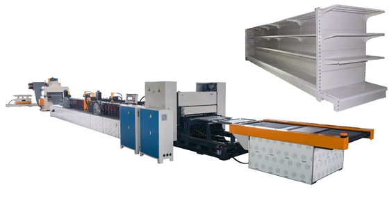 Macchine per la formazione di rotoli di lamiere di acciaio ampiamente utilizzate per l'industria degli scaffali e degli scaffali