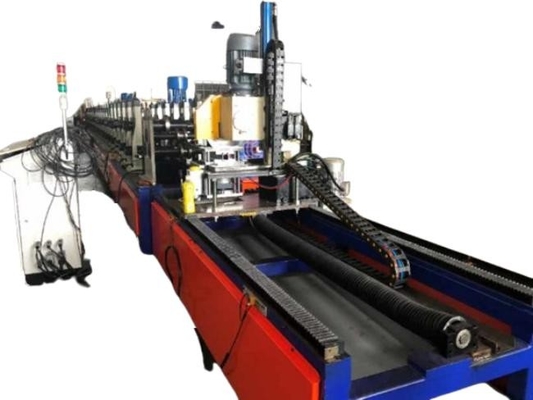 Precisione Strut Channel Roll Forming Machine con 70 mm di diametro dell'albero del rullo e lunghezza di taglio personalizzabile