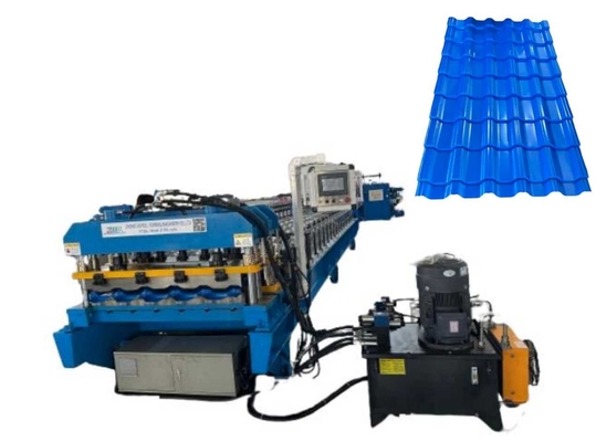 Alta velocità di lavoro Macchina elettrica per la formazione di rotoli di piastrelle vetrate da 0,8 mm