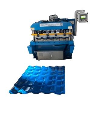 Alta velocità di lavoro Macchina elettrica per la formazione di rotoli di piastrelle vetrate da 0,8 mm