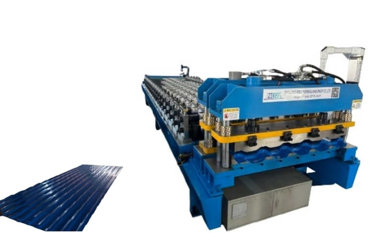 Alta velocità di lavoro Macchina elettrica per la formazione di rotoli di piastrelle vetrate da 0,8 mm