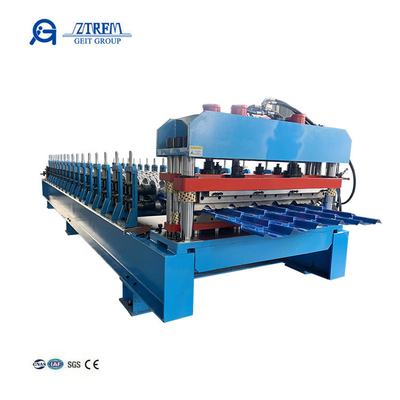 Macchine di formazione di piastrelle vetrate di taglio idraulico automatico attrezzature essenziali per materiali per tetti
