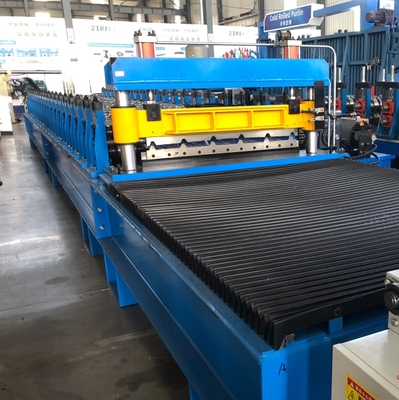 Macchina formatrice per rotoli di lamiere per tetti in metallo IBR (45 m/min)