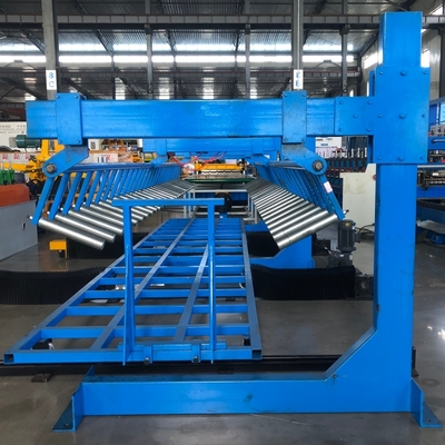 Macchina formatrice per rotoli di lamiere per tetti in metallo IBR (45 m/min)