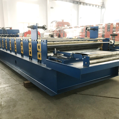 Mattonelle lustrate tetto dell'alluminio del materiale da costruzione 800 che fanno pavimento a macchina rivestire rotolo che forma macchina
