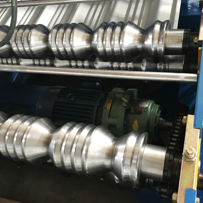 Mattonelle lustrate tetto dell'alluminio del materiale da costruzione 800 che fanno pavimento a macchina rivestire rotolo che forma macchina