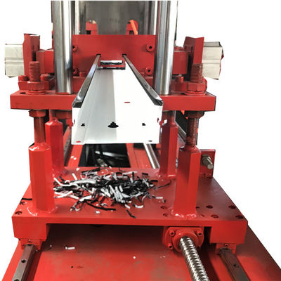 T5 LED Light Box Profile Roll Forming Machine con foratura idraulica