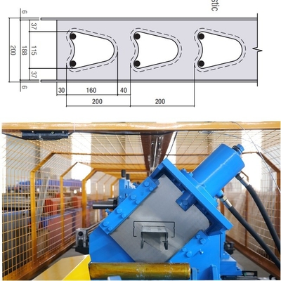 Muro logico strutturale Muro stangolo e pista Rolling Forming Machine ad alta velocità