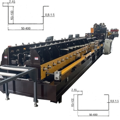 Cable tray and cover rolling profile forming machine