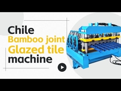 Versatile passo piastrelle di tetto fogli di rotolamento macchina di formazione In russo